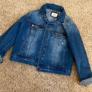 Distressed Jean Denim Jacket